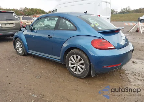 2017 Volkswagen Beetle #Pinkbeetle/1.8T Classic/1.8T S из США, поврежденный, VIN 3VWF17AT9HM608212